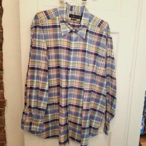Polo by Ralph Lauren Big & Tall Plaid Oxford Shirt